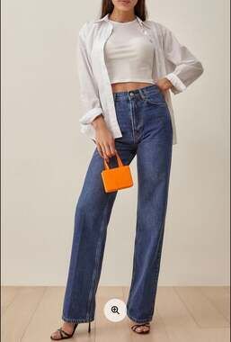 Reformation Wilder High Rise Wide Leg Denim